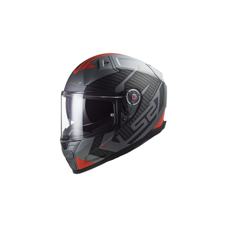 CASCO LS2 FF811 VECTOR II SPLITTER MATT TITANIUM RED-06  | LS2