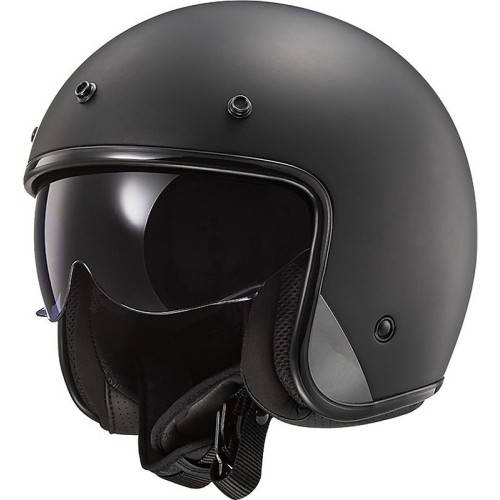 CASCO LS2 OF601 BOB SOLID MATT BLACK  | LS2