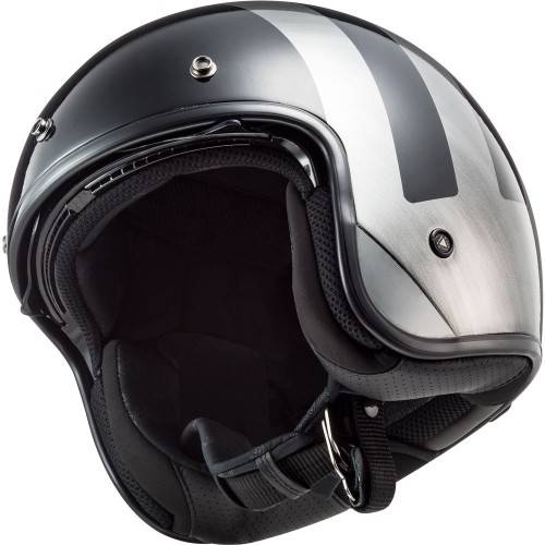 CASCO LS2 OF601 BOB LINES BLACK JEANS  | LS2