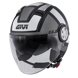 CASCO AIR JET-R 11.1 NERO OPACO TITANIO | GIVI | H111FCLBT