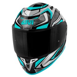 CASCO INTEGRALE 50.9 ATOMIC TITANIO ARGENTO BLU | GIVI | H509FATPT