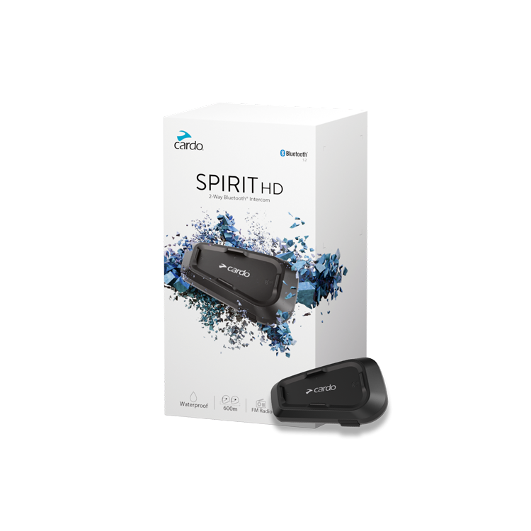 INTERFONO MOTO CARDO SPIRIT HD BLUETOOTH AURICOLARE SINGLE | SPRT0001