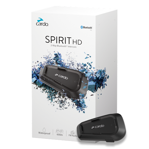 INTERFONO MOTO CARDO SPIRIT HD BLUETOOTH AURICOLARE SINGLE | SPRT0001