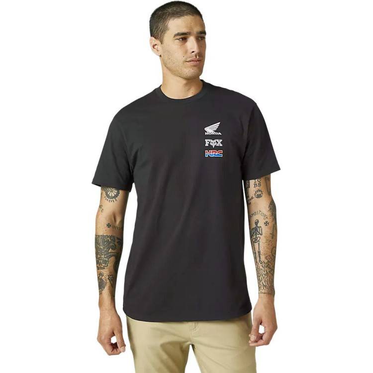T-SHIRT FX HONDA WING SS PREMIUM TEE BLACK | FOX RACING