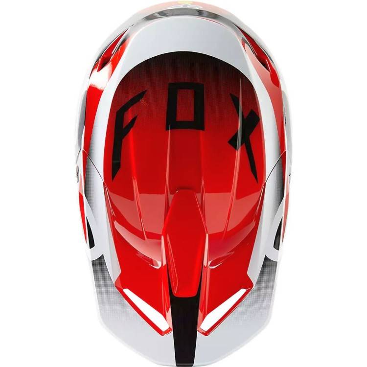 CASCO OFFROAD FX V1 LEED HELMET DOT ECE FLUORESCENT RED | FOX RACING