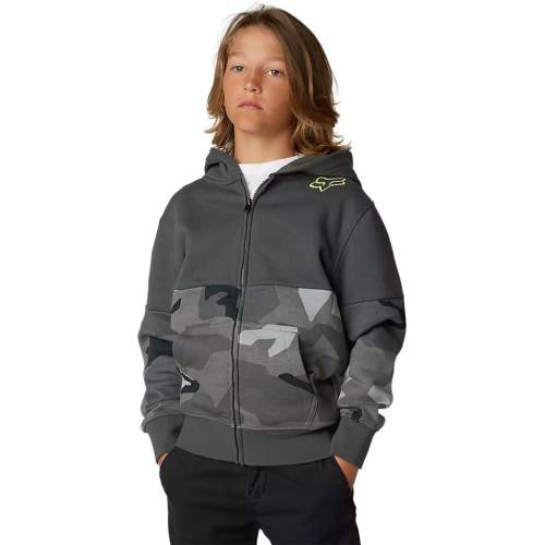 FELPA FX YOUTH LINDON ZIP FLEECE BLACK CAMO | FOX RACING