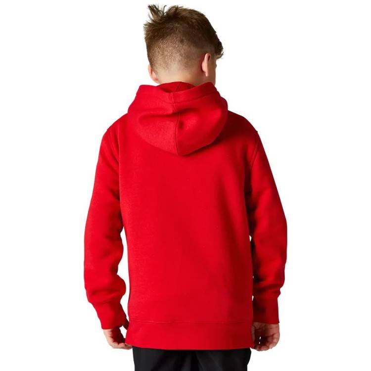 FELPA FX YOUTH LEGACY PULLOVER FLEECE FLAME RED | FOX RACING