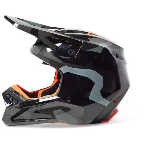 CASCO OFFROAD FX V1 BNKR HELMET DOT ECE GREY CAMO | FOX RACING