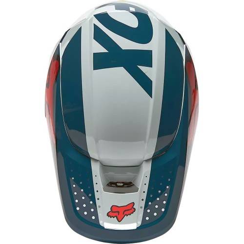 CASCO OFFROAD FX V1 TRICE HELMET, ECE GREY ORANGE | FOX RACING