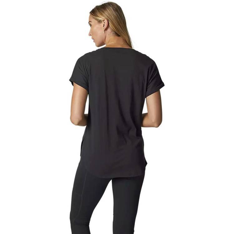 FX WOMENS BOUNDARY SS TOP BLACK PINK | FOX RACING