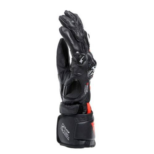 CARBON 4 LONG GUANTI BLACK FLUO-RED WHITE MAN | DAINESE