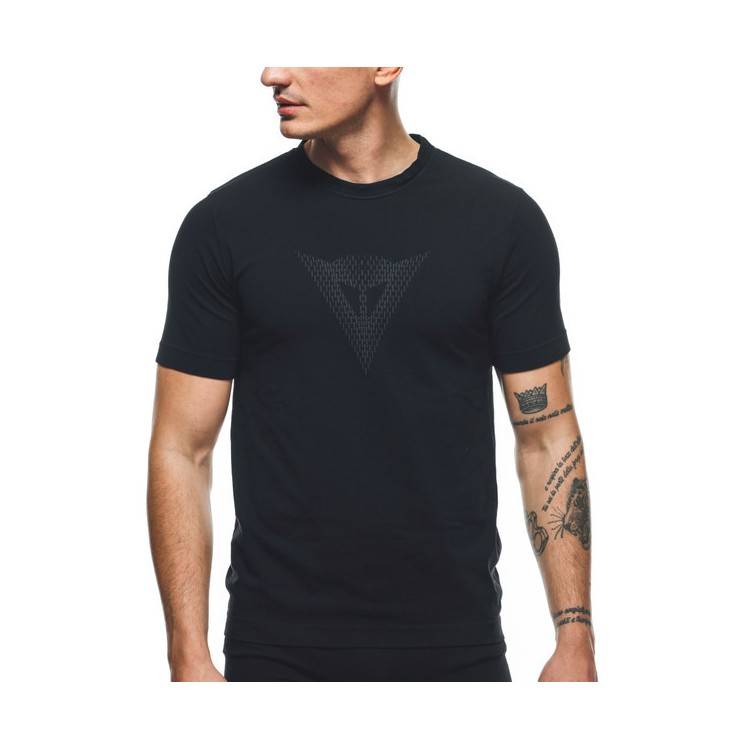 QUICK DRY TEE BLACK | DAINESE