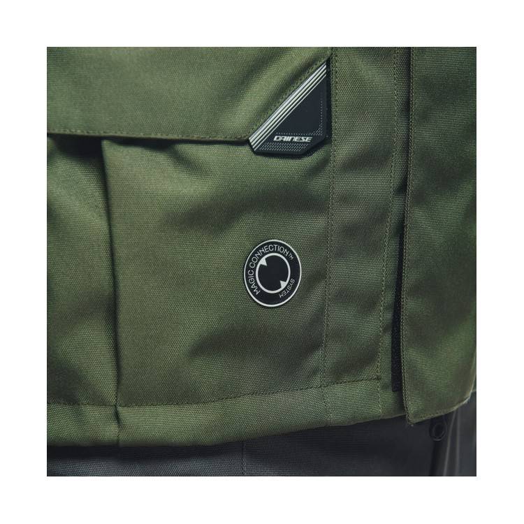 GIACCA LADAKH 3L D-DRY  ARMY-GREEN BLACK MAN | DAINESE