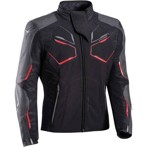 CELL NERO GRIGIO ROSSO GIUBBOTTO TESSUTO UOMO | IXON