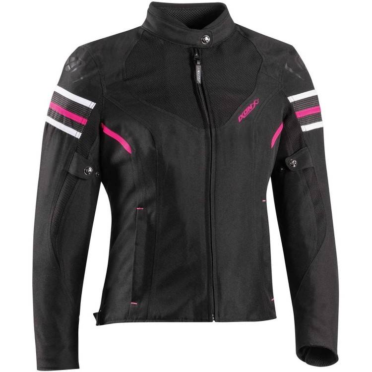 ILANA EVO NERO FUCSIA GIUBBOTTO TESSUTO DONNA | IXON