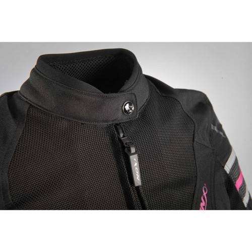 ILANA EVO NERO FUCSIA GIUBBOTTO TESSUTO DONNA | IXON