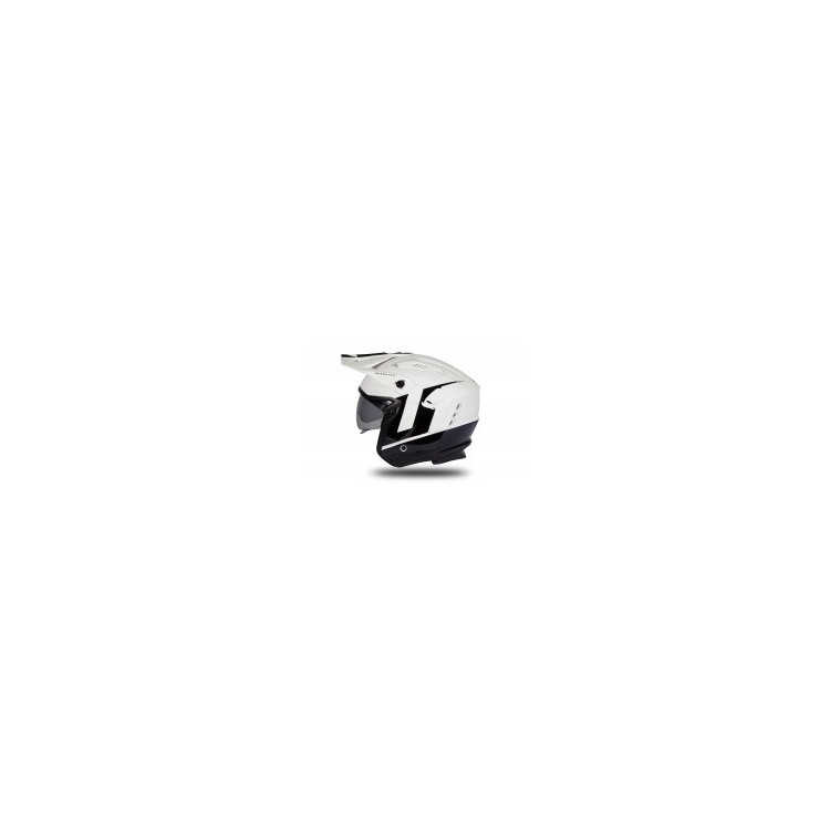 CASCO OFFROAD SHERATAN JET WHITE-BLACK GLOSSY | UFO PLAST