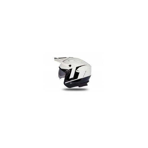 CASCO OFFROAD SHERATAN JET WHITE-BLACK GLOSSY | UFO PLAST
