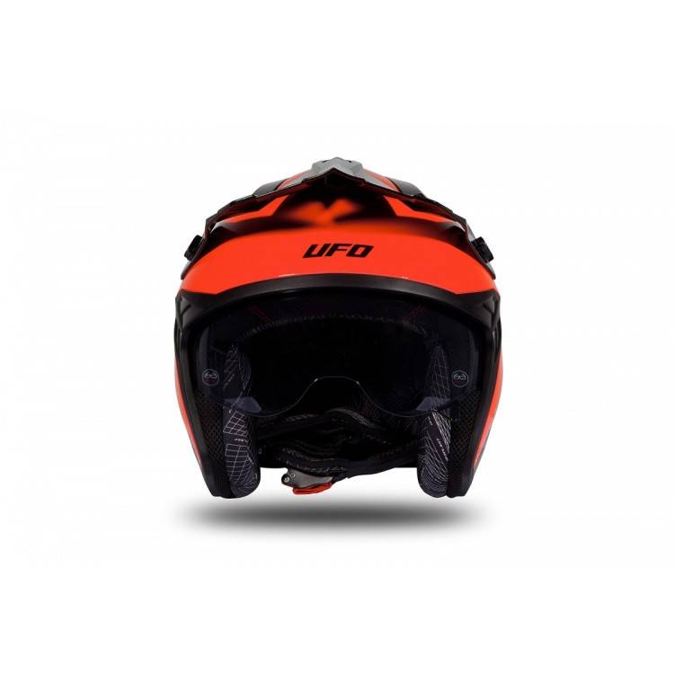 CASCO OFFROAD SHERATAN JET RED-BLACK-GREY GLOSSY | UFO PLAST