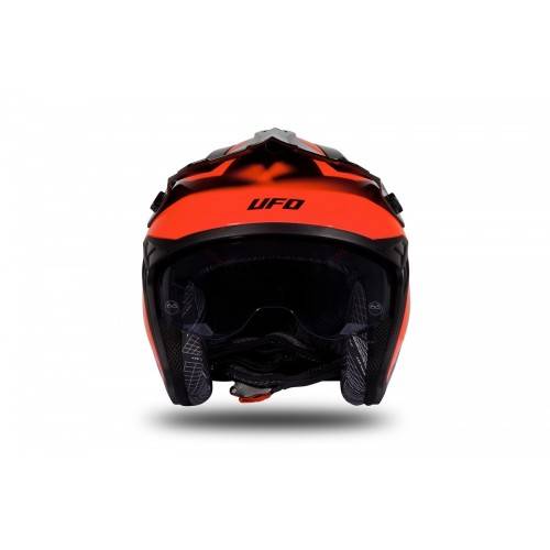 CASCO OFFROAD SHERATAN JET RED-BLACK-GREY GLOSSY | UFO PLAST