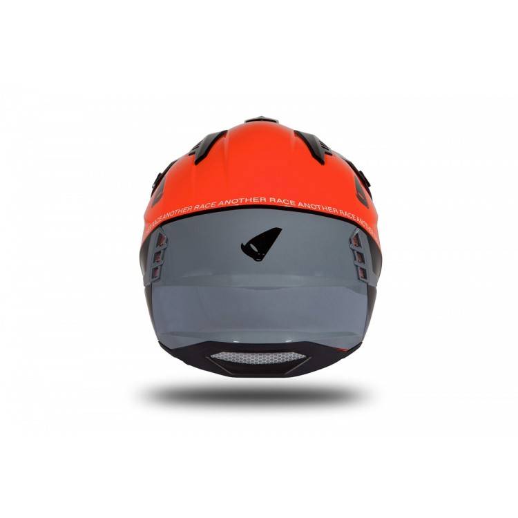 CASCO OFFROAD SHERATAN JET RED-BLACK-GREY GLOSSY | UFO PLAST