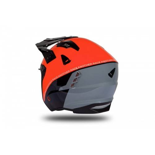 CASCO OFFROAD SHERATAN JET RED-BLACK-GREY GLOSSY | UFO PLAST