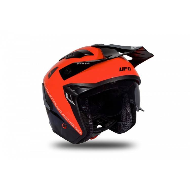 CASCO OFFROAD SHERATAN JET RED-BLACK-GREY GLOSSY | UFO PLAST
