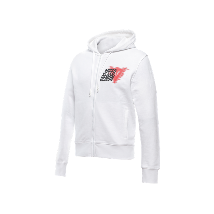 SPEED DEMON VELOCE HOODIE BRILLANT WHITE | DAINESE