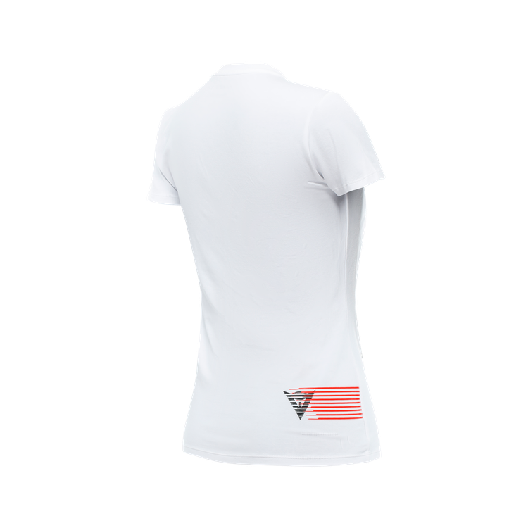 DAINESE T-SHIRT LOGO LADY WHITE BLACK | DAINESE