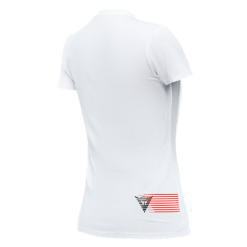 DAINESE T-SHIRT LOGO LADY WHITE BLACK | DAINESE