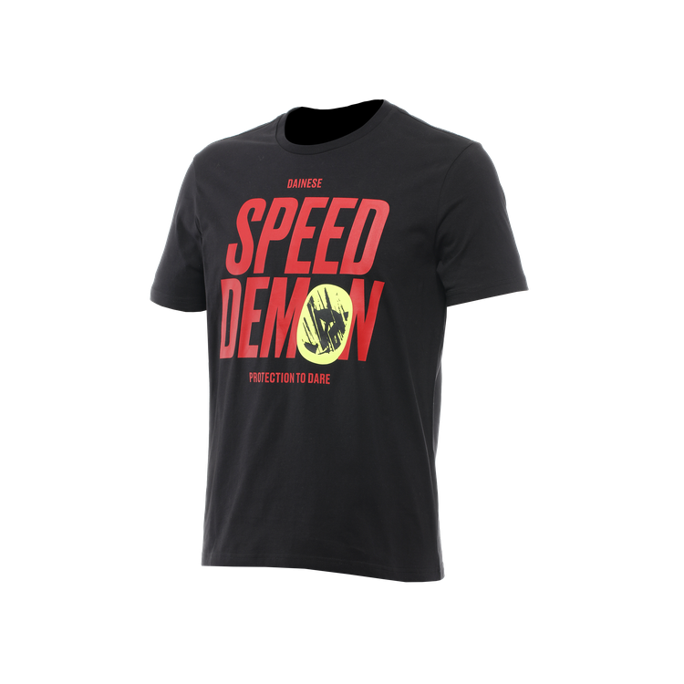 KNEE DOWN T-SHIRT JET-BLACK | DAINESE
