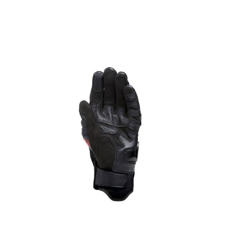 CARBON 4 SHORT LEATHER GLOVES BLACK BLACK | DAINESE