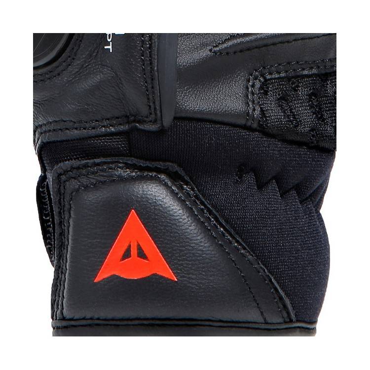 CARBON 4 SHORT LEATHER GLOVES BLACK BLACK | DAINESE