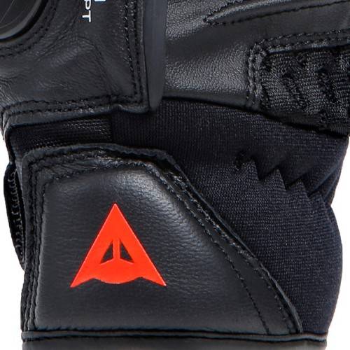 CARBON 4 SHORT LEATHER GLOVES BLACK BLACK | DAINESE