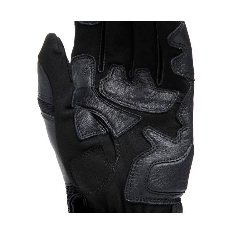MIG 3 UNISEX LEATHER GLOVES BLACK BLACK | DAINESE