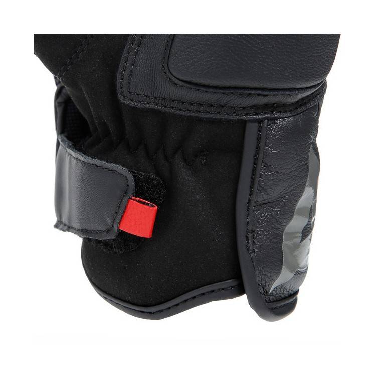 MIG 3 UNISEX LEATHER GLOVES BLACK BLACK | DAINESE
