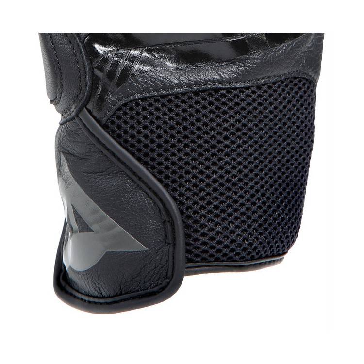 MIG 3 UNISEX LEATHER GLOVES BLACK BLACK | DAINESE
