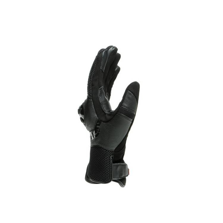 MIG 3 UNISEX LEATHER GLOVES BLACK BLACK | DAINESE