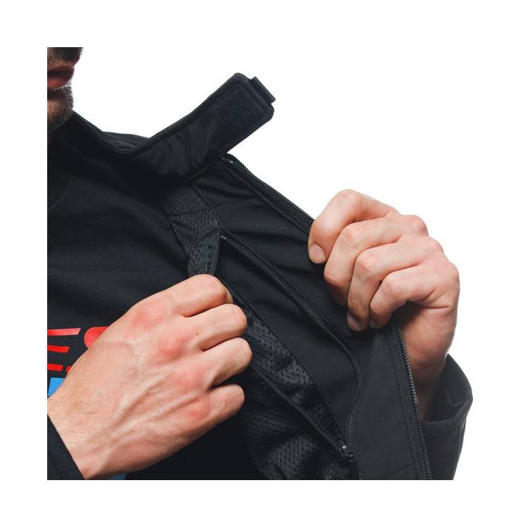 IGNITE AIR TEX JACKET BLACK BLACK GRAY-REFLEX | DAINESE