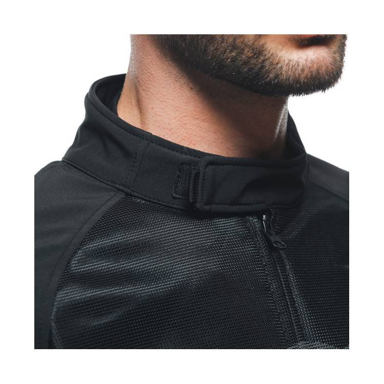 IGNITE AIR TEX JACKET BLACK BLACK GRAY-REFLEX | DAINESE