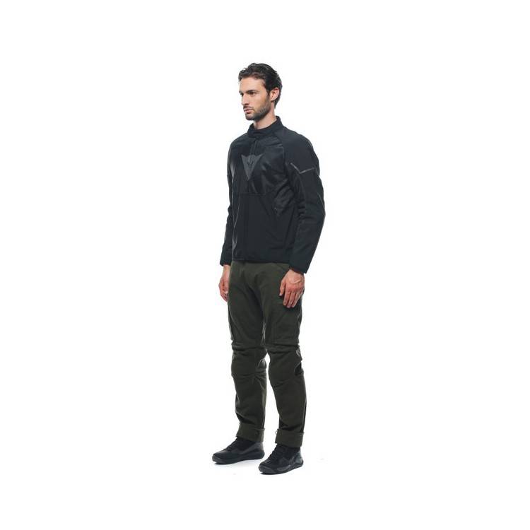 IGNITE AIR TEX JACKET BLACK BLACK GRAY-REFLEX | DAINESE