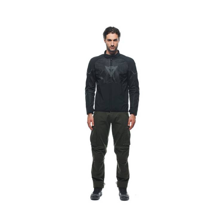 IGNITE AIR TEX JACKET BLACK BLACK GRAY-REFLEX | DAINESE