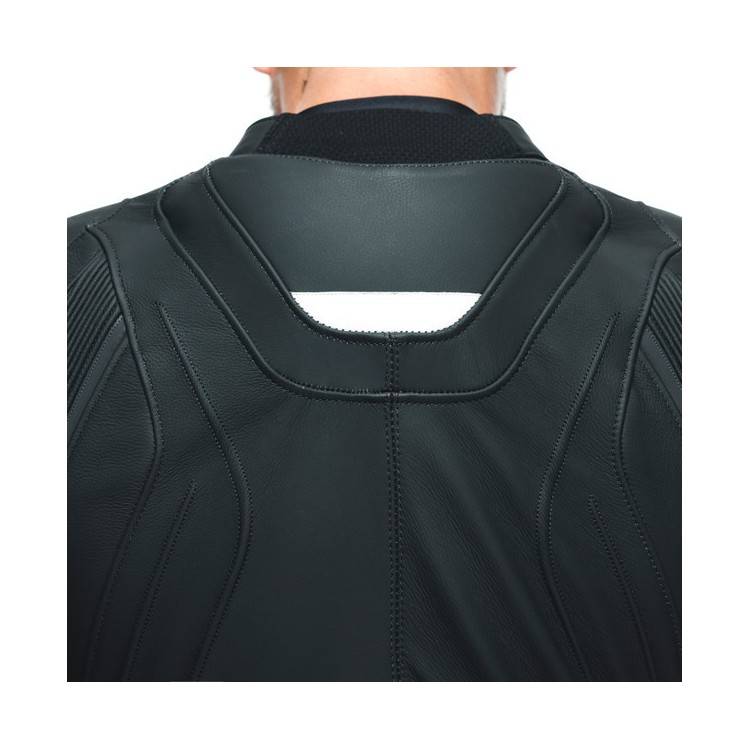 AVRO 4 LEATHER 2PCS SUIT BLACK-MATT BLACK-MATT WHITE | DAINESE