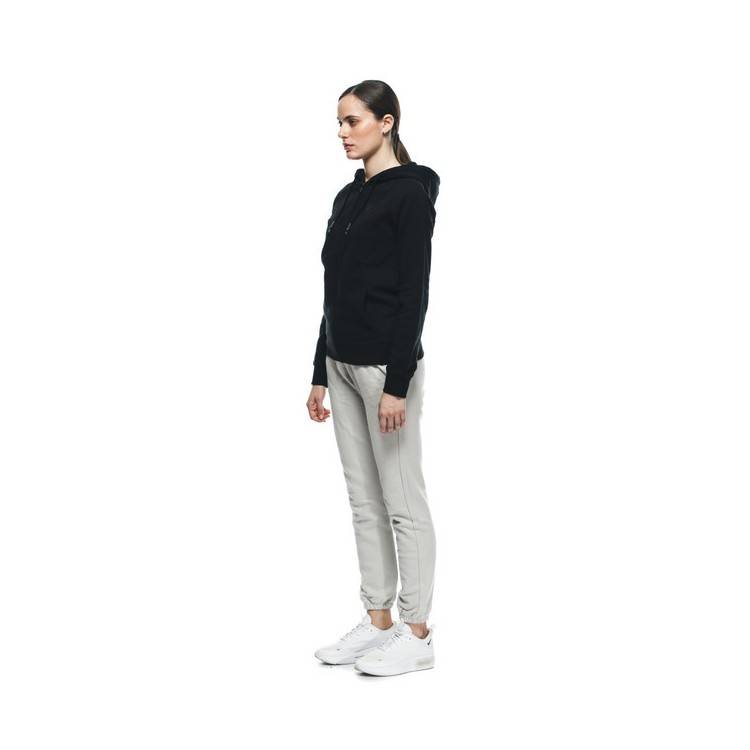 DAINESE HOODIE LOGO LADY BLACK BLACK | DAINESE