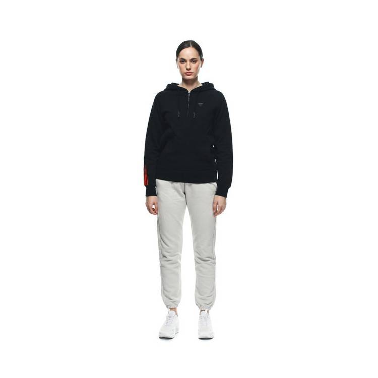 DAINESE HOODIE LOGO LADY BLACK BLACK | DAINESE