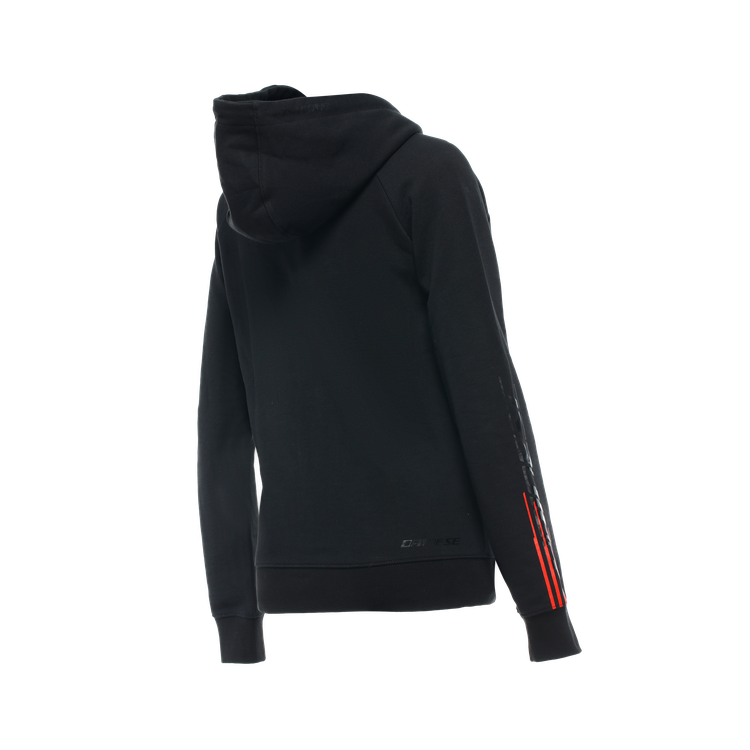 DAINESE HOODIE LOGO LADY BLACK BLACK | DAINESE