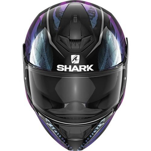 CASCO D-SKWAL 2 SHIGAN   BLACK VIOLET GLITTER | SHARK
