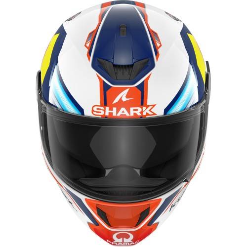 CASCO D-SKWAL 2 REPLICA JORGE MARTIN   WHITE BLUE RED | SHARK
