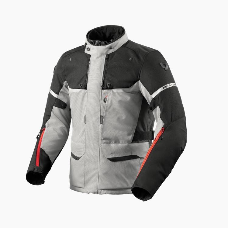 GIACCA OUTBACK 4 H2O  SILVER BLACK | REV'IT