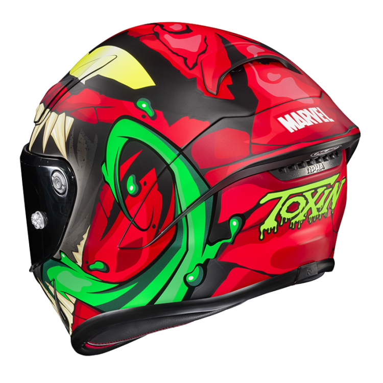 CASCO INTEGRALE RPHA1 TOXIN MARVEL MC1SF | HJC
